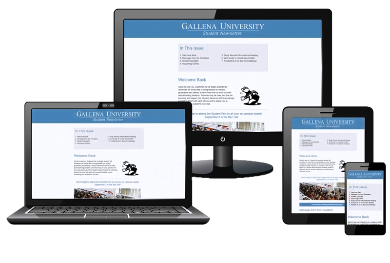 Create mobile-friendly emails using Modern Campus CMS Email Campaign Manager.